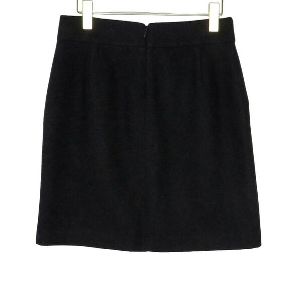 Nautica Charcoal Gray Wool High Rise A-Line Pencil Skirt Size 2 - Picture 3 of 5